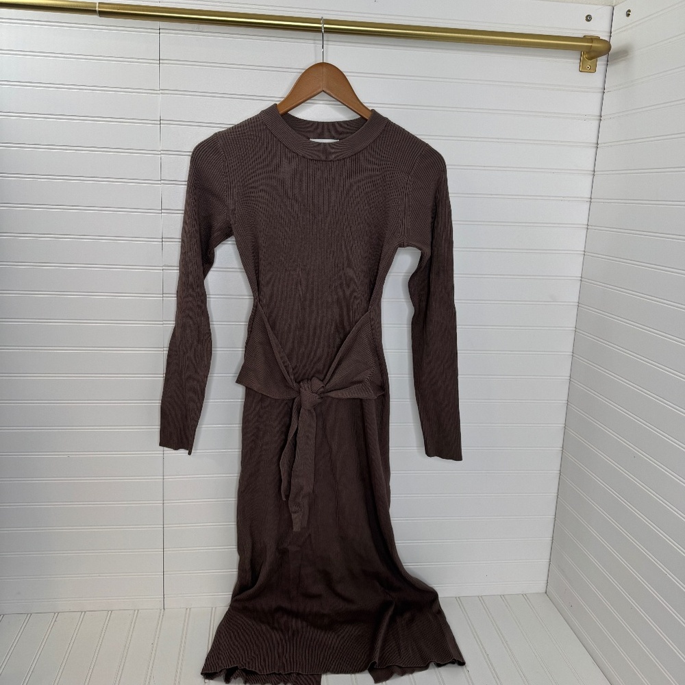 NEW Evereve Oatmeal Alfie Sweater Dress XS
